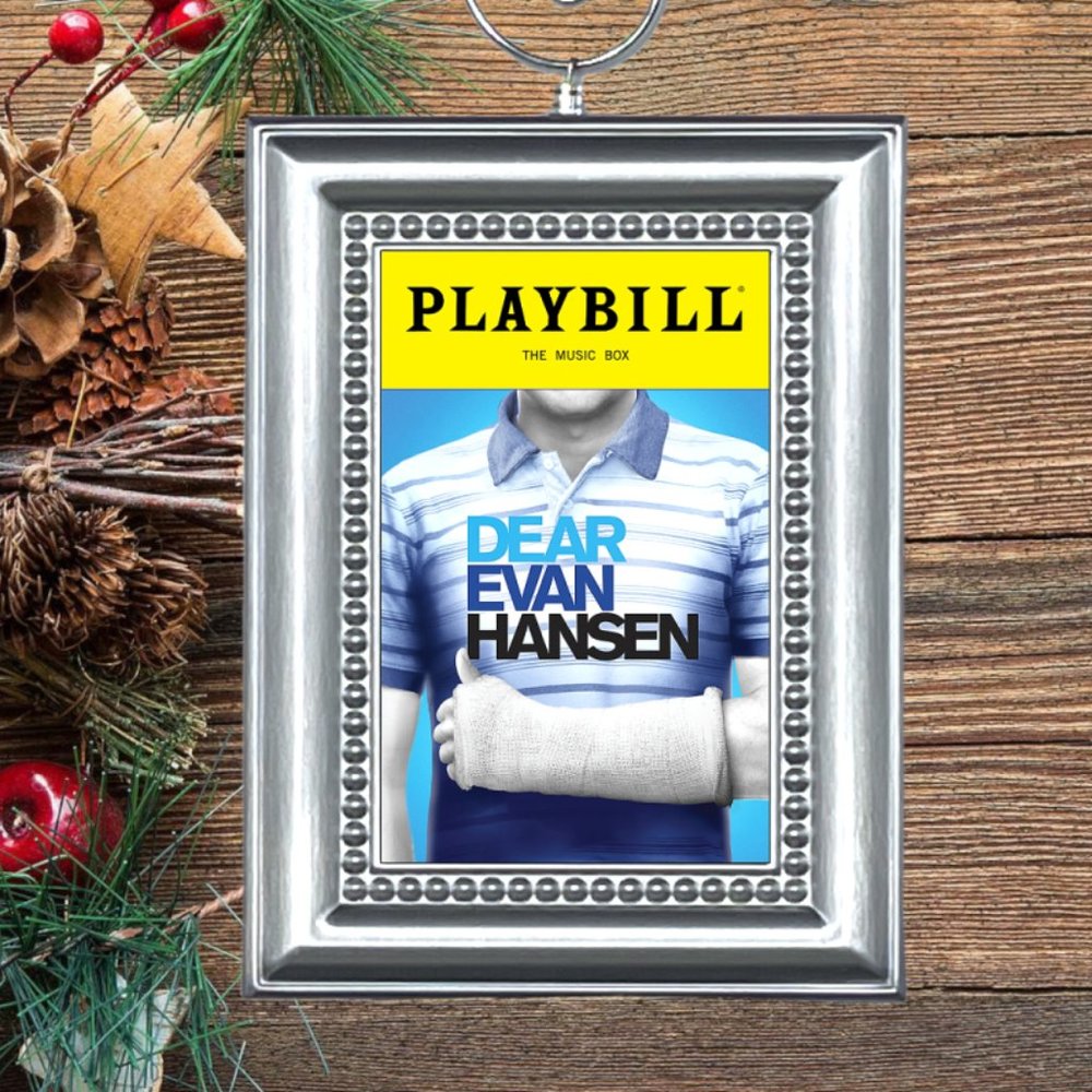Dear Evan Hansen Broadway Musical Playbill Christmas Tree Ornament‎
